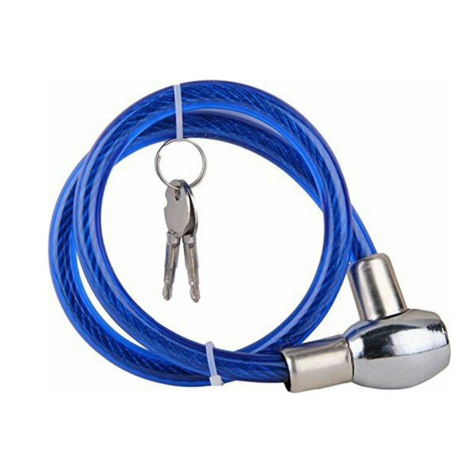 0228A Multipurpose Cable Lock for Bike, Luggage, Steel Keylock, Anti-Theft DeoDap 0228A Multipurpose Cable Lock for Bike, Luggage, Steel Keylock, Anti-Theft DeoDap